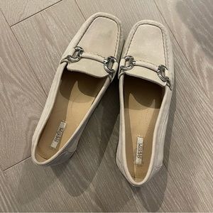 Geox Cream Moccasins for Women